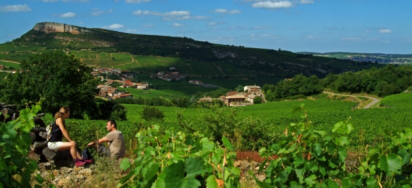 Activité randonnée sur la roche de solutré