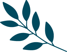 Blue pictogram for plant